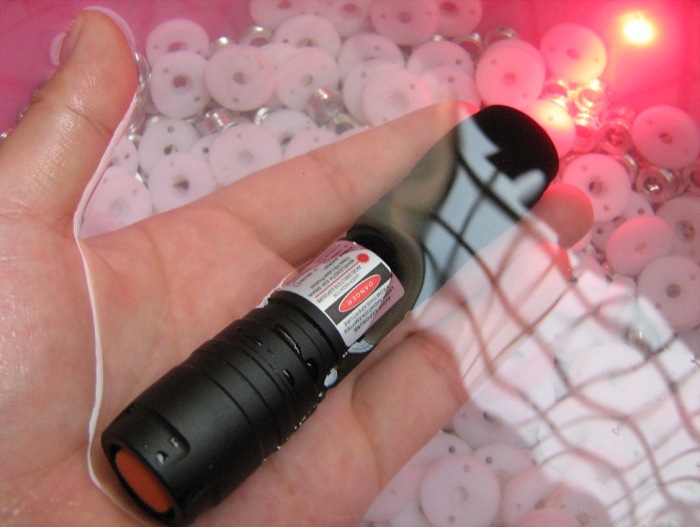 100mw Burning Red Laser Pointer Water-proof